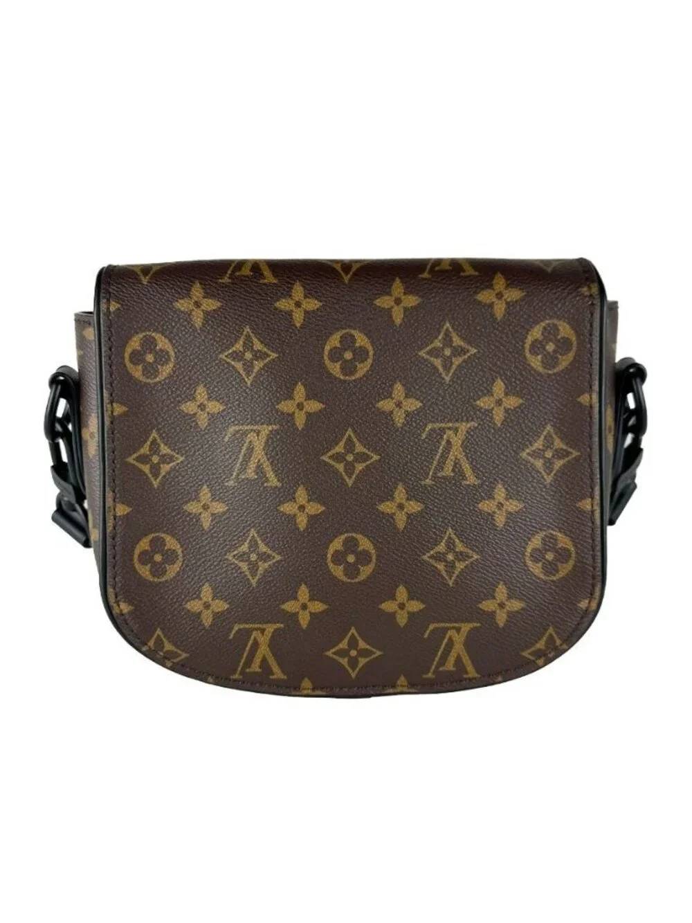 Louis Vuitton Shoulder Bag Monogram Macassar Montsouris Messenger PM